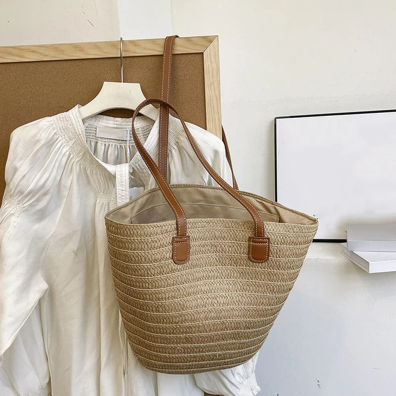 Sac panier osier chic