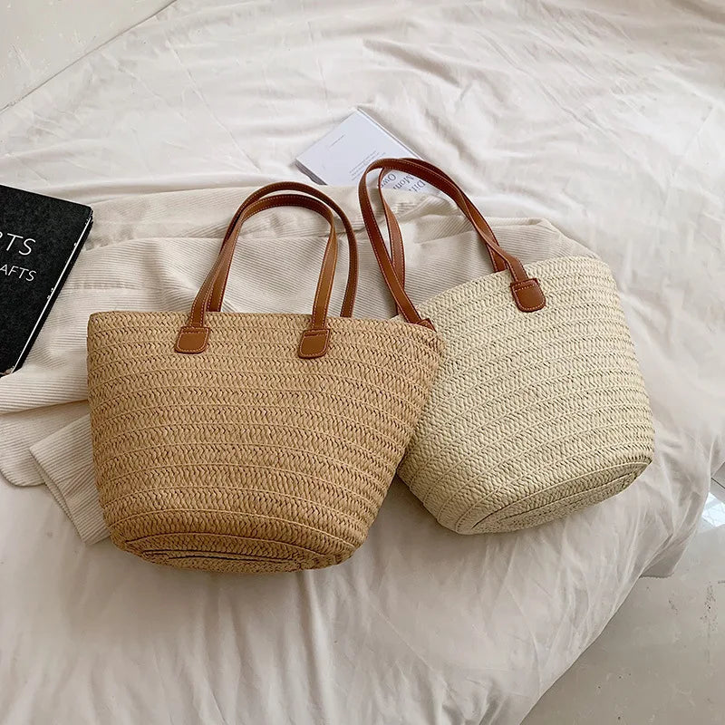Panier sac en osier