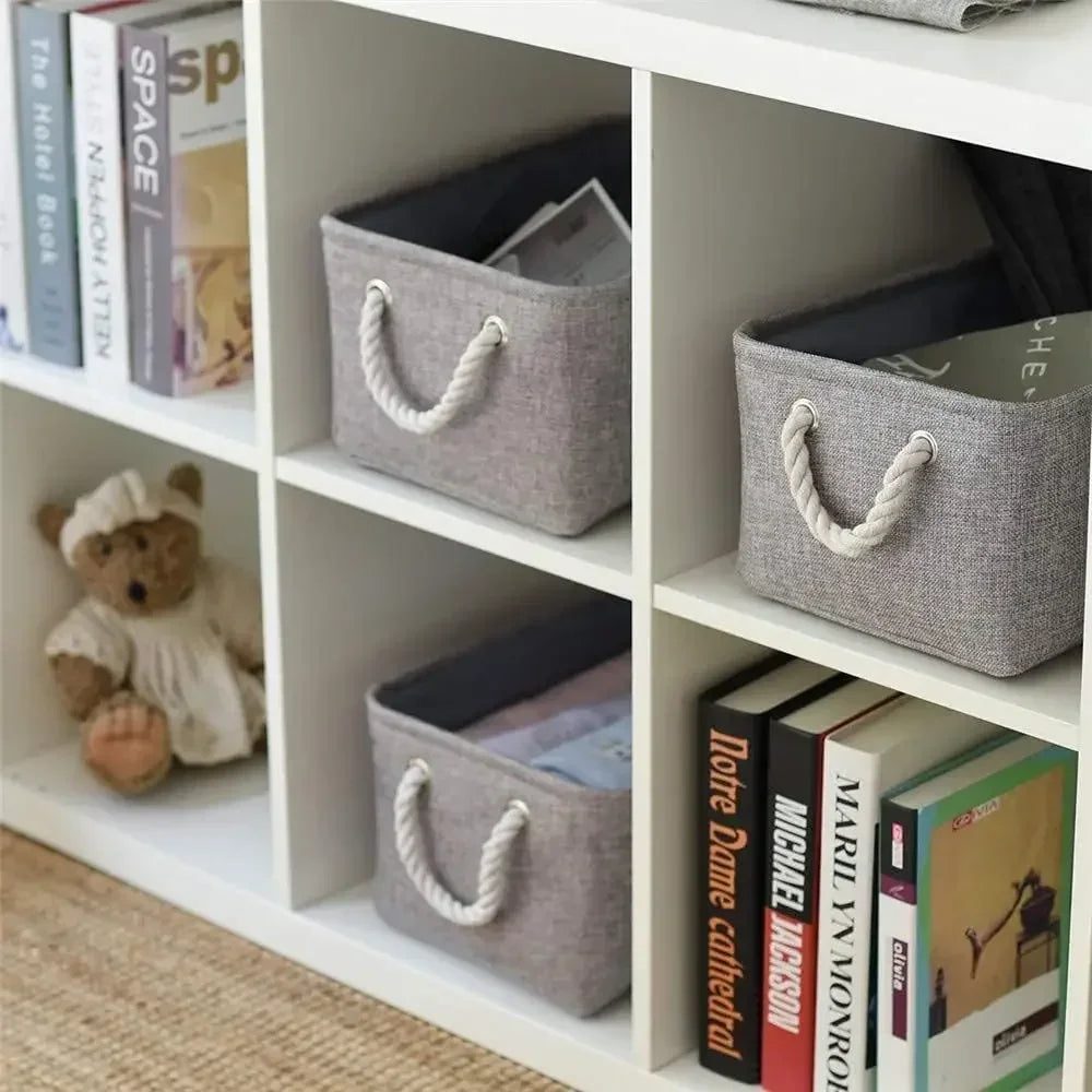 Grand panier de rangement rectangulaire