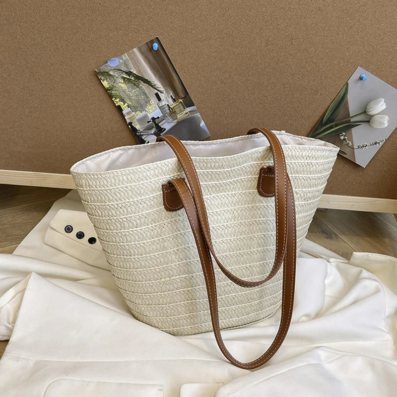 Sac panier osier chic