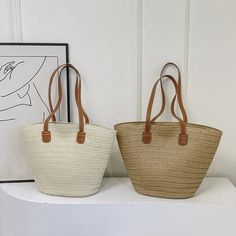 Sac panier osier chic