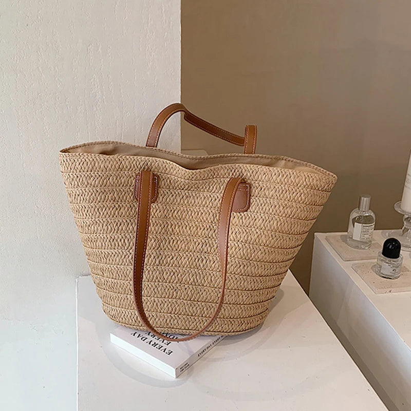 Panier sac en osier