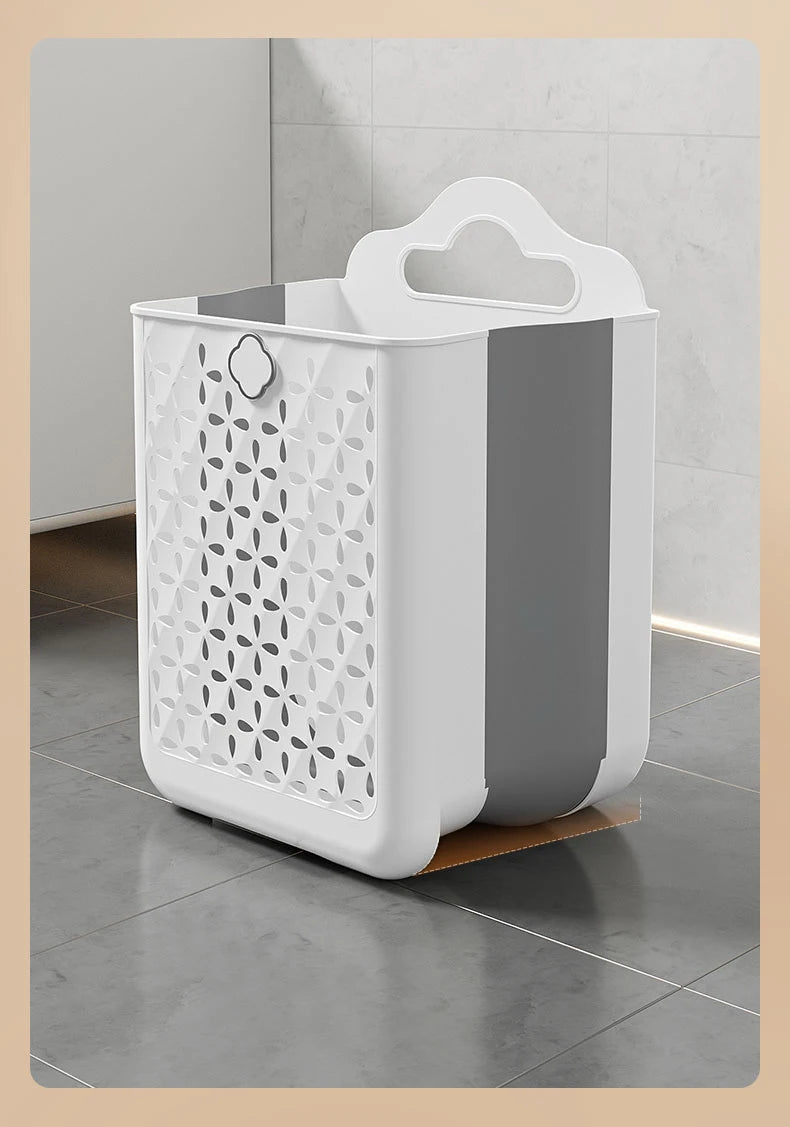 Panière à linge en plastique