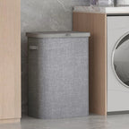 Grand panier à linge avec couvercle