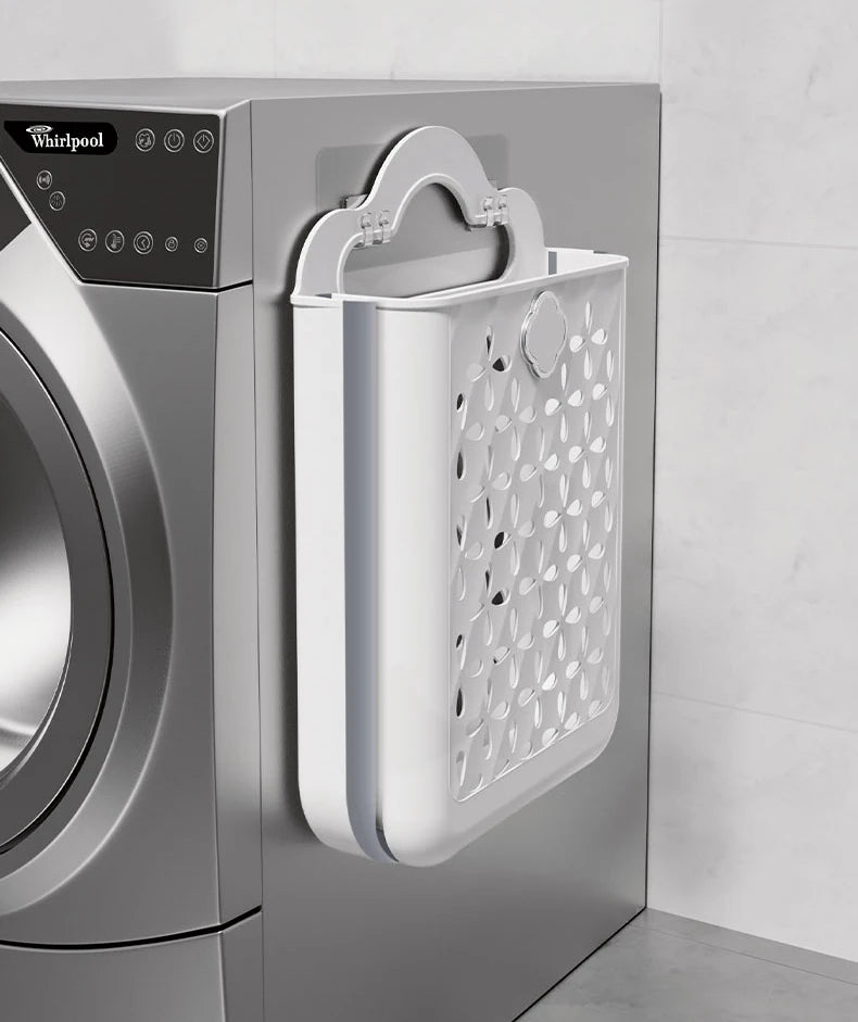 Panière à linge en plastique