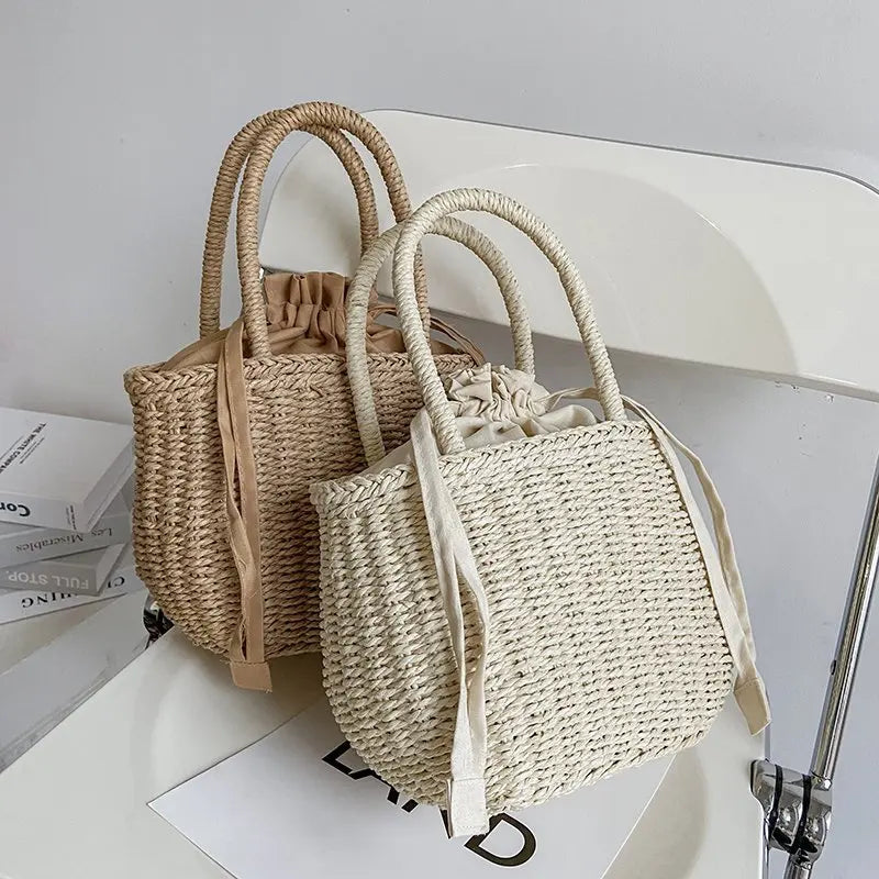 Sac voyage en panier
