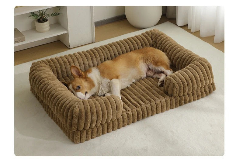Panier pour chien anti stress déhoussable