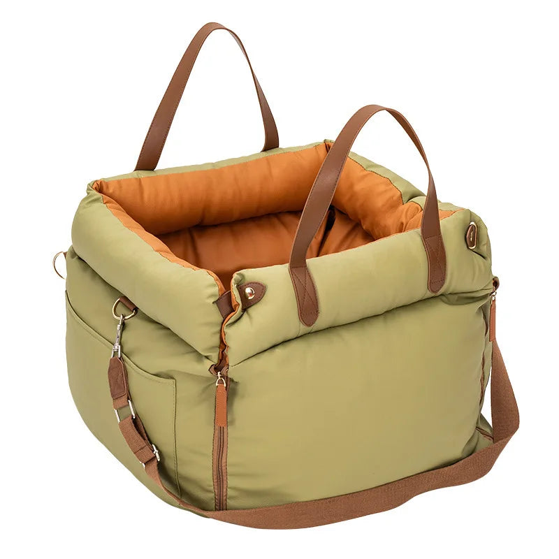 Panier pour chien dans voiture siège arrière
