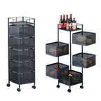 Meuble avec panier de rangement