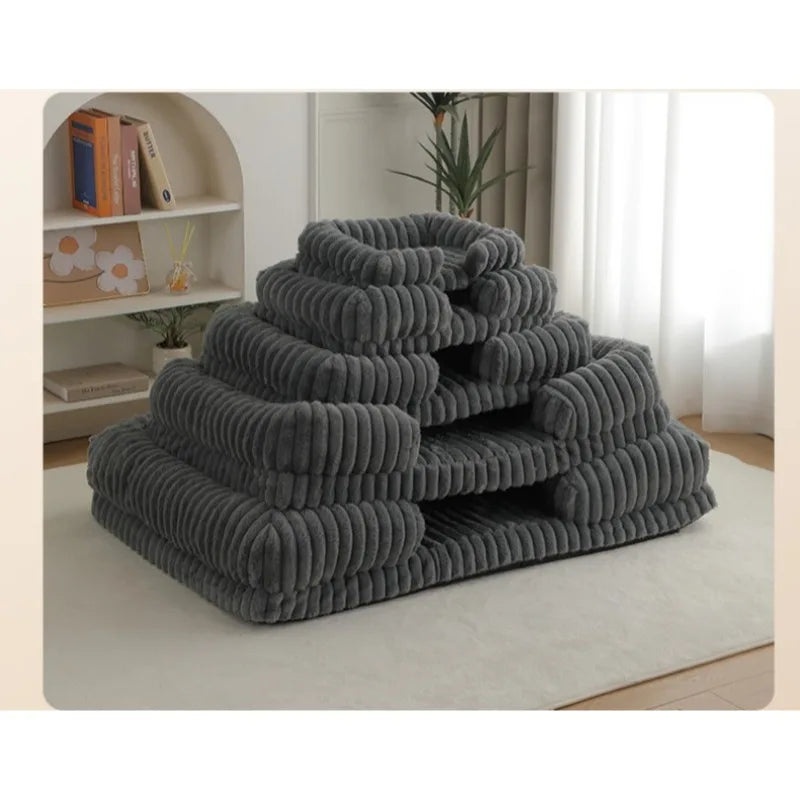 Panier pour chien anti stress déhoussable