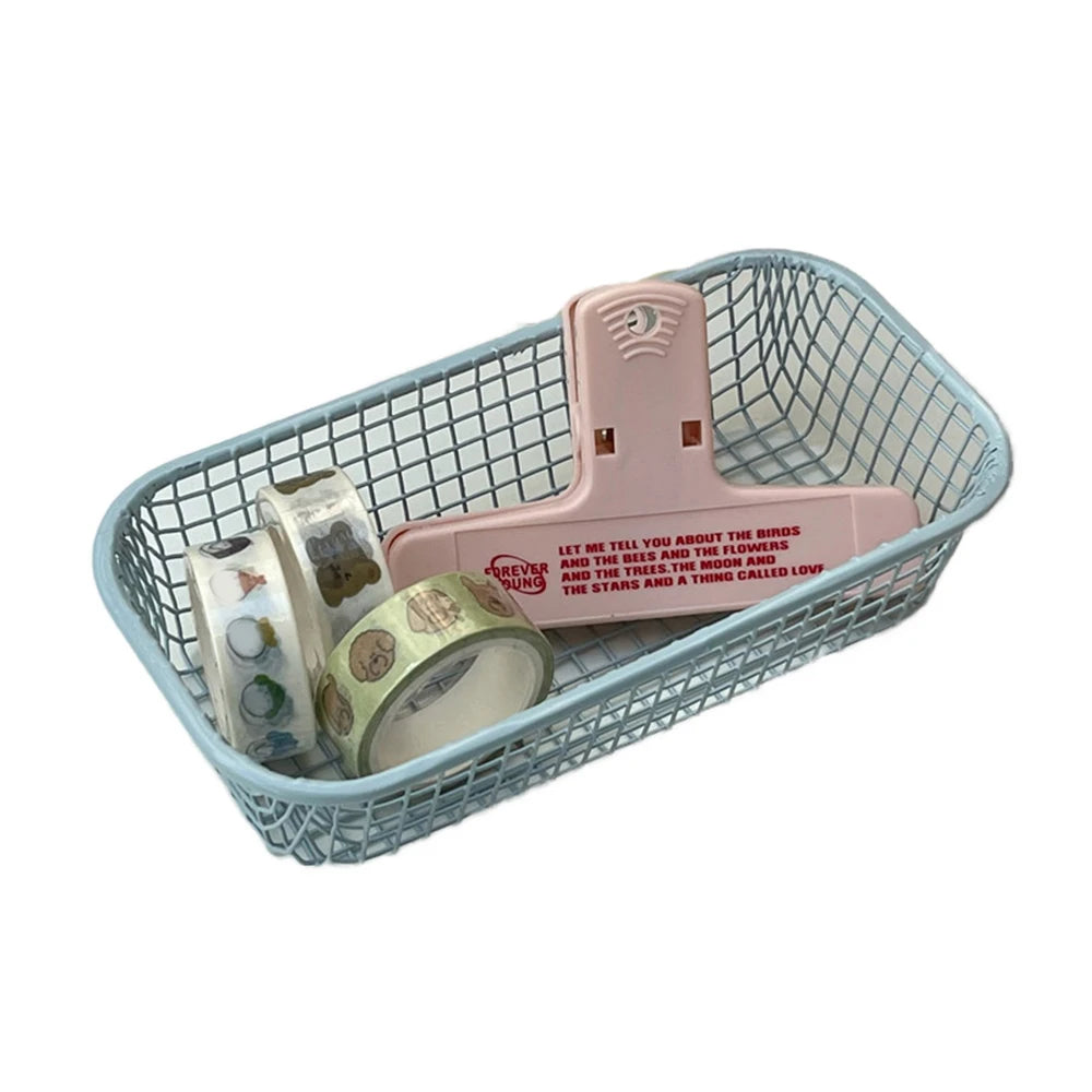 Petit panier de rangement rectangulaire