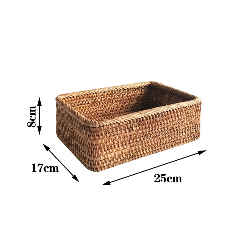 Panier de rangement rectangulaire