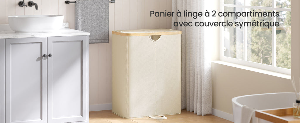 Double panier à linge