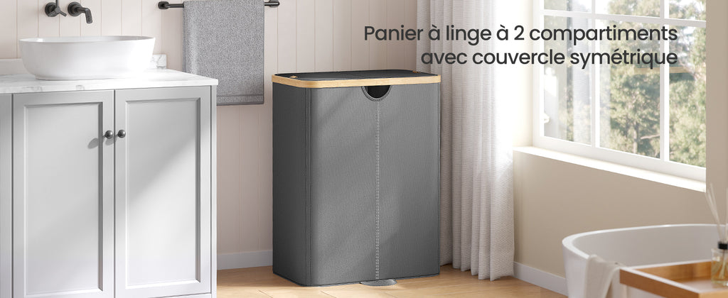 Double panier à linge