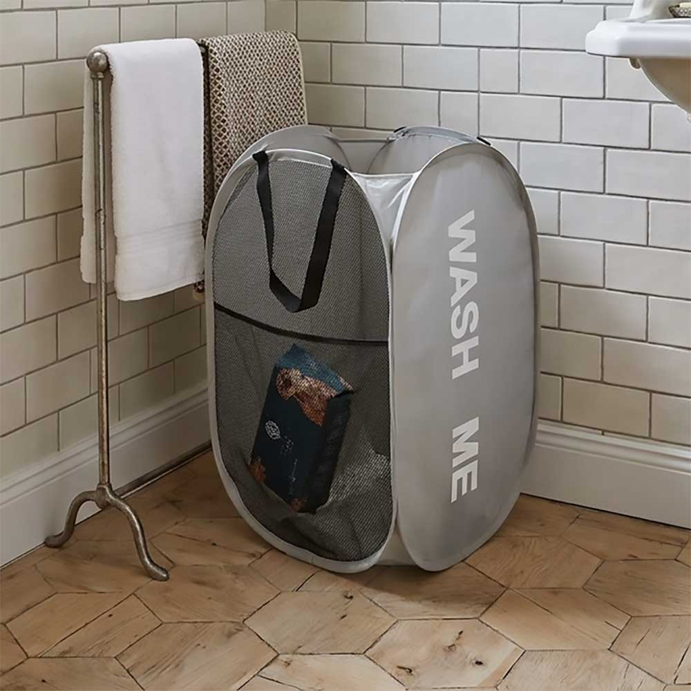 Panier à linge pliable filet