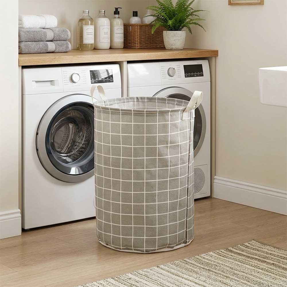 Panier à linge sale en tissu