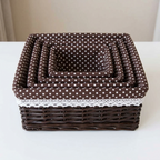 Panier rotin rectangulaire