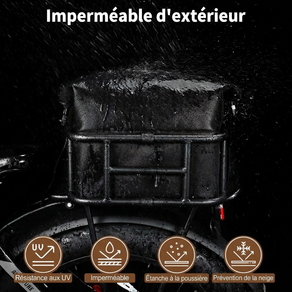 Panier arrière pour vélo