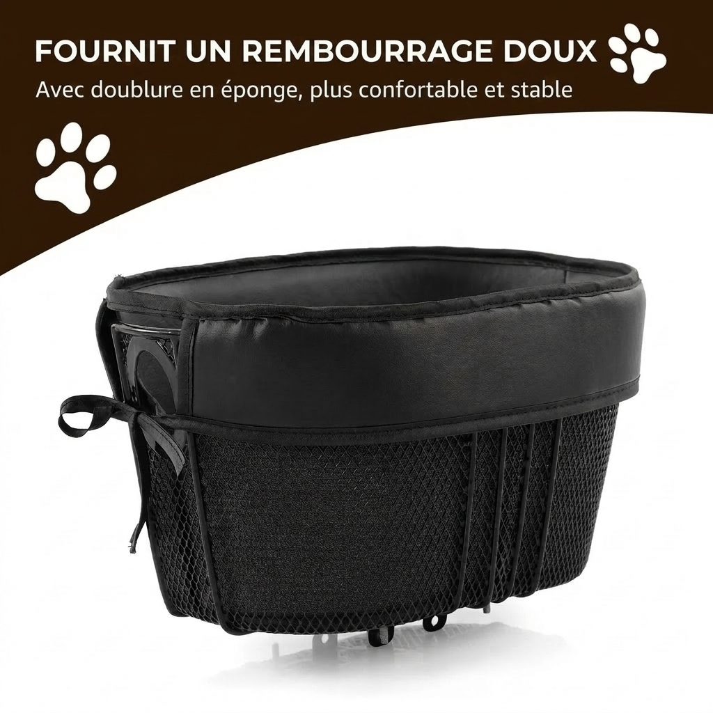 Panier de transport chien pour vélo