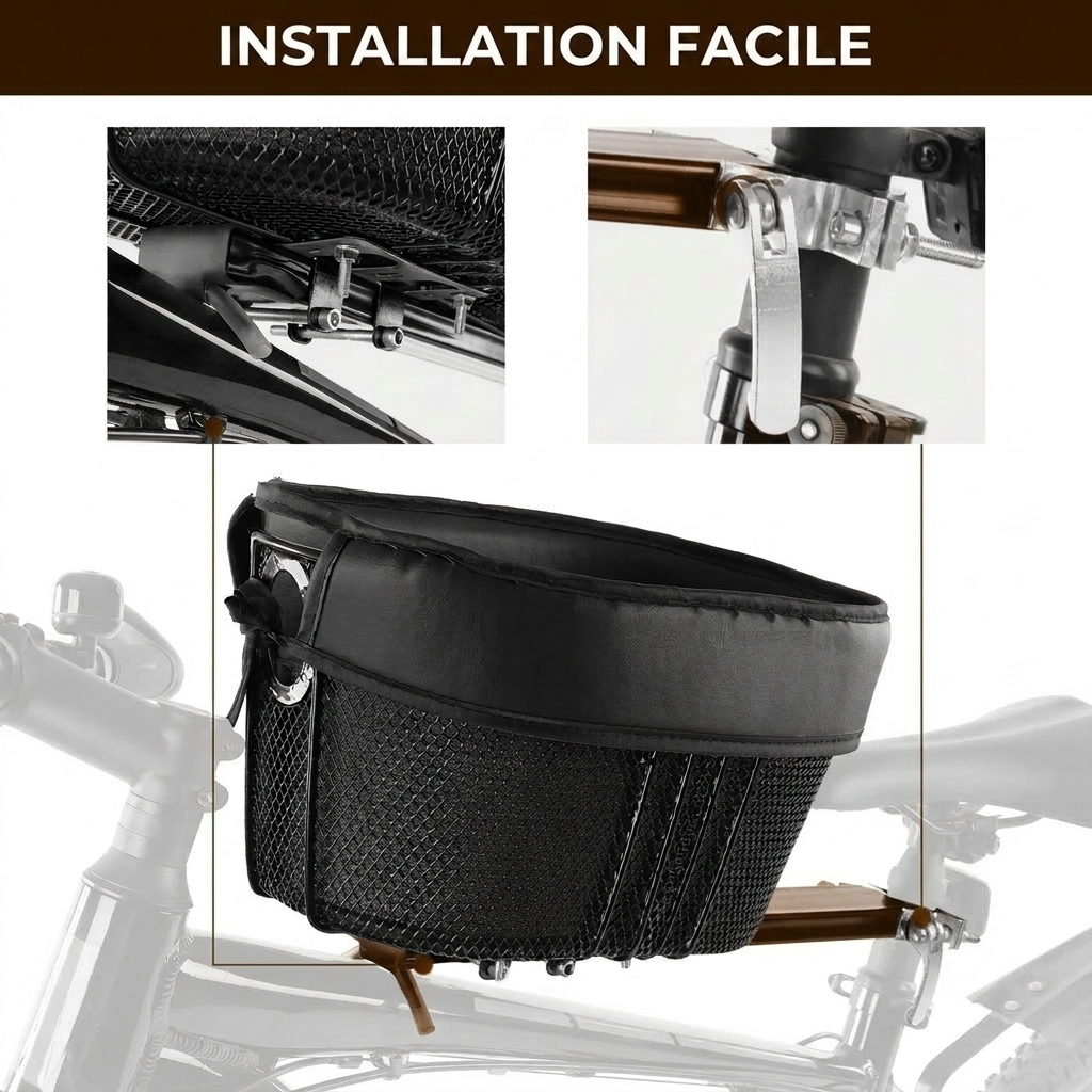 Panier de transport chien pour vélo