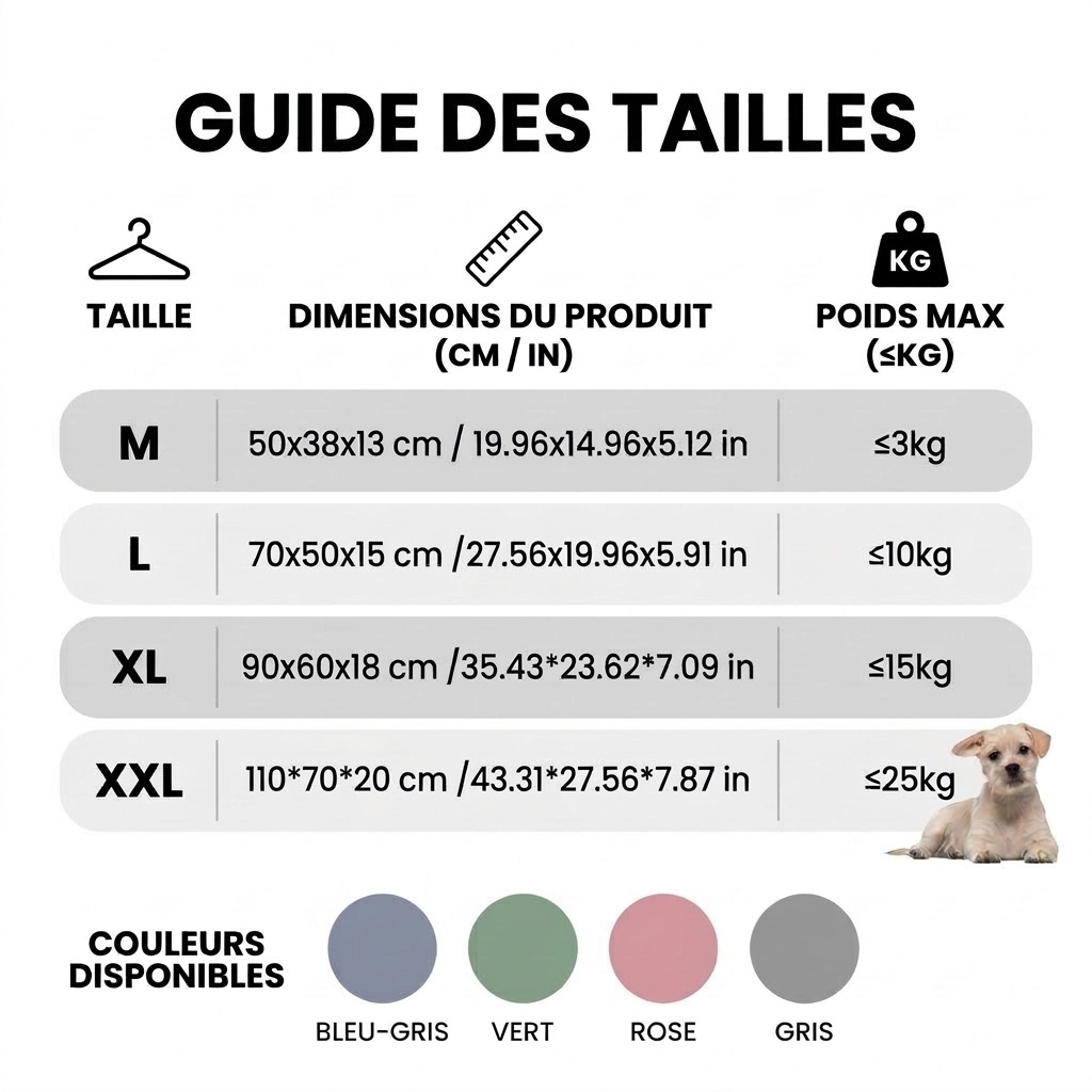 Panier pour grand chien