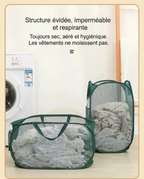 Panier à linge en tissu pliable