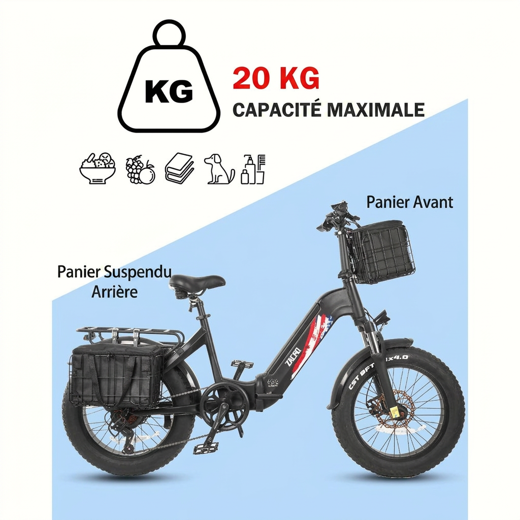 Panier porte bagage vélo
