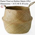 Grand panier en osier pour plante