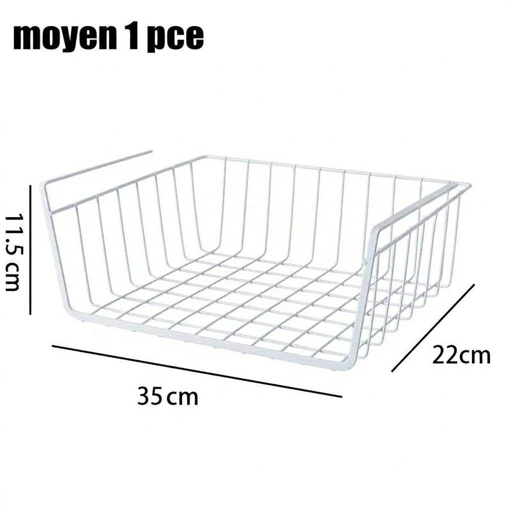 Panier de rangement suspendu