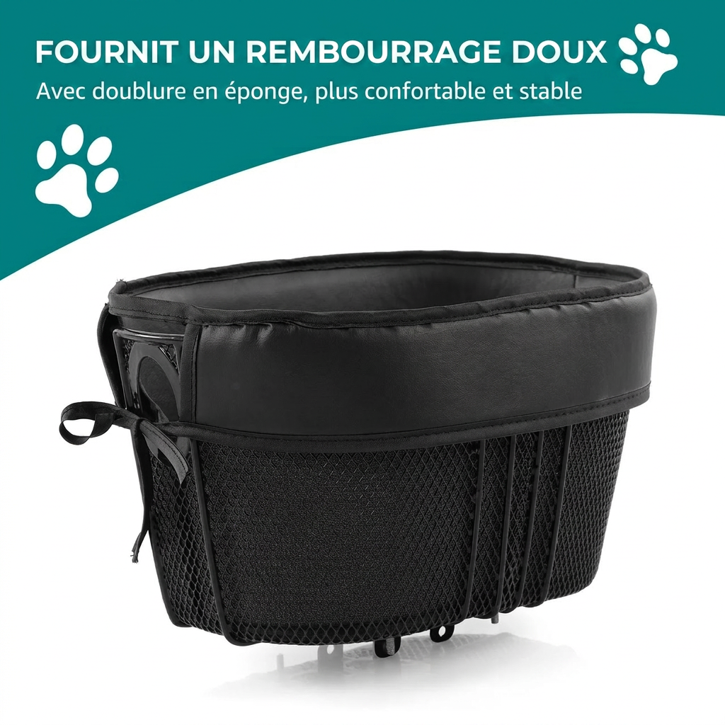 Panier de transport chien pour vélo