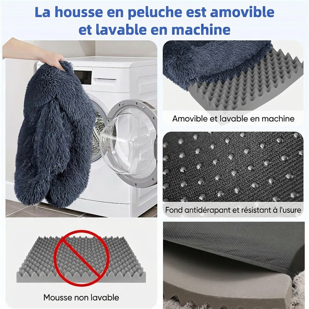 Panier pour chien à mémoire de forme