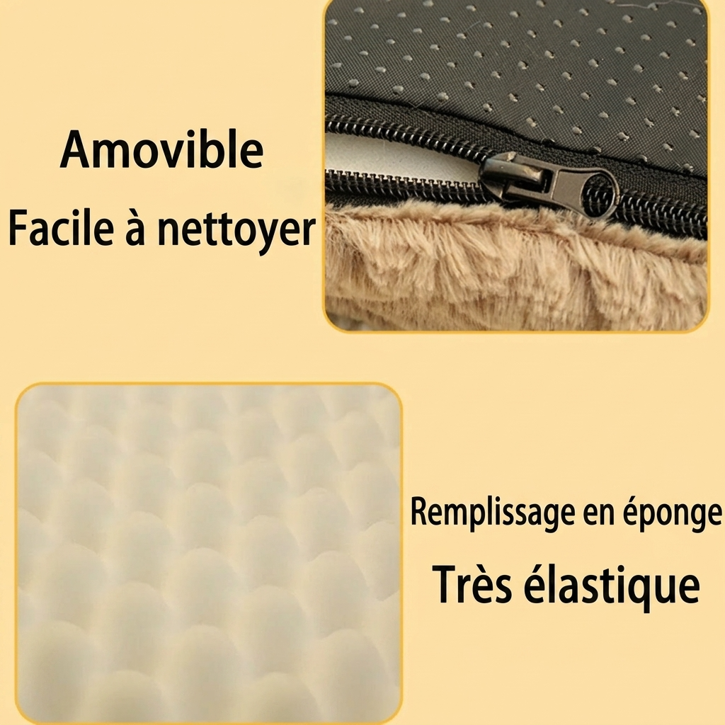 Panier orthopédique pour chien déhoussable