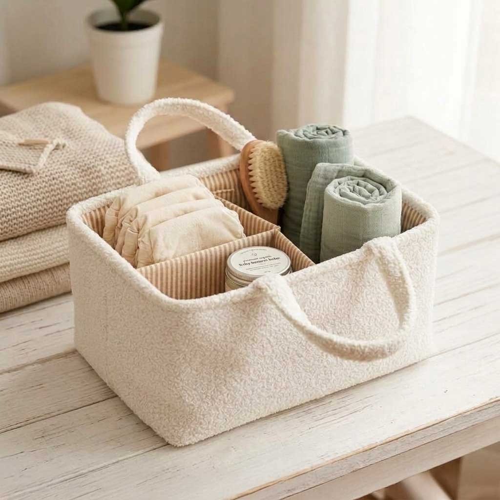 Panier rangement table à langer
