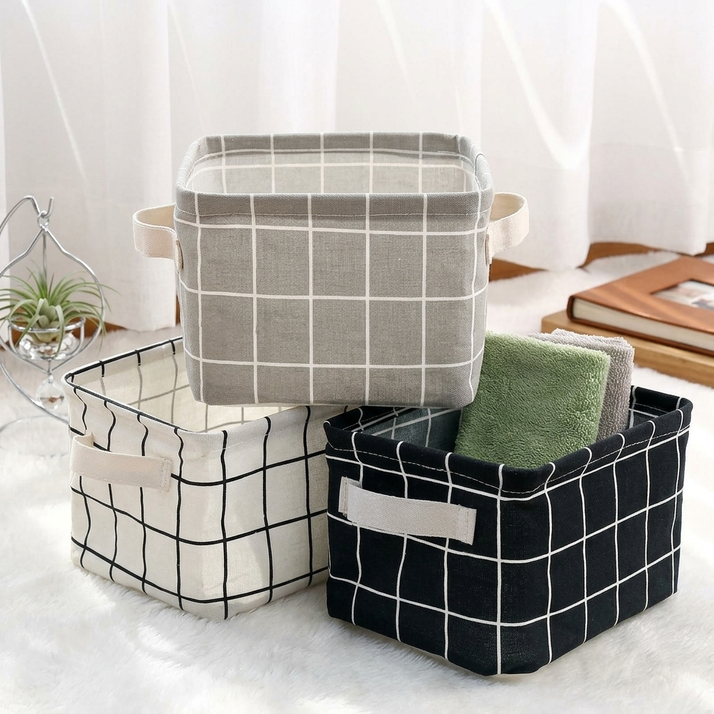 Petit panier de rangement salle de bain