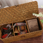 Petit panier de rangement avec couvercle