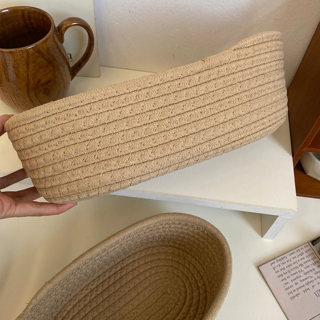 Panier de rangement en tissu