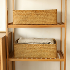 Panier de rangement en jonc de mer