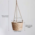 Petit panier suspendu pour plante