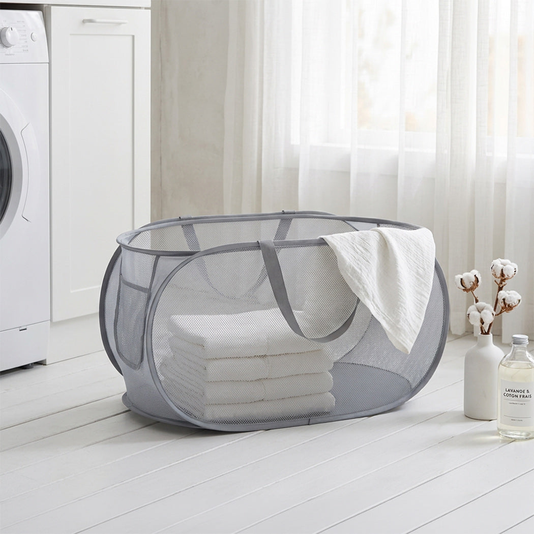Panier à linge en tissu pliable
