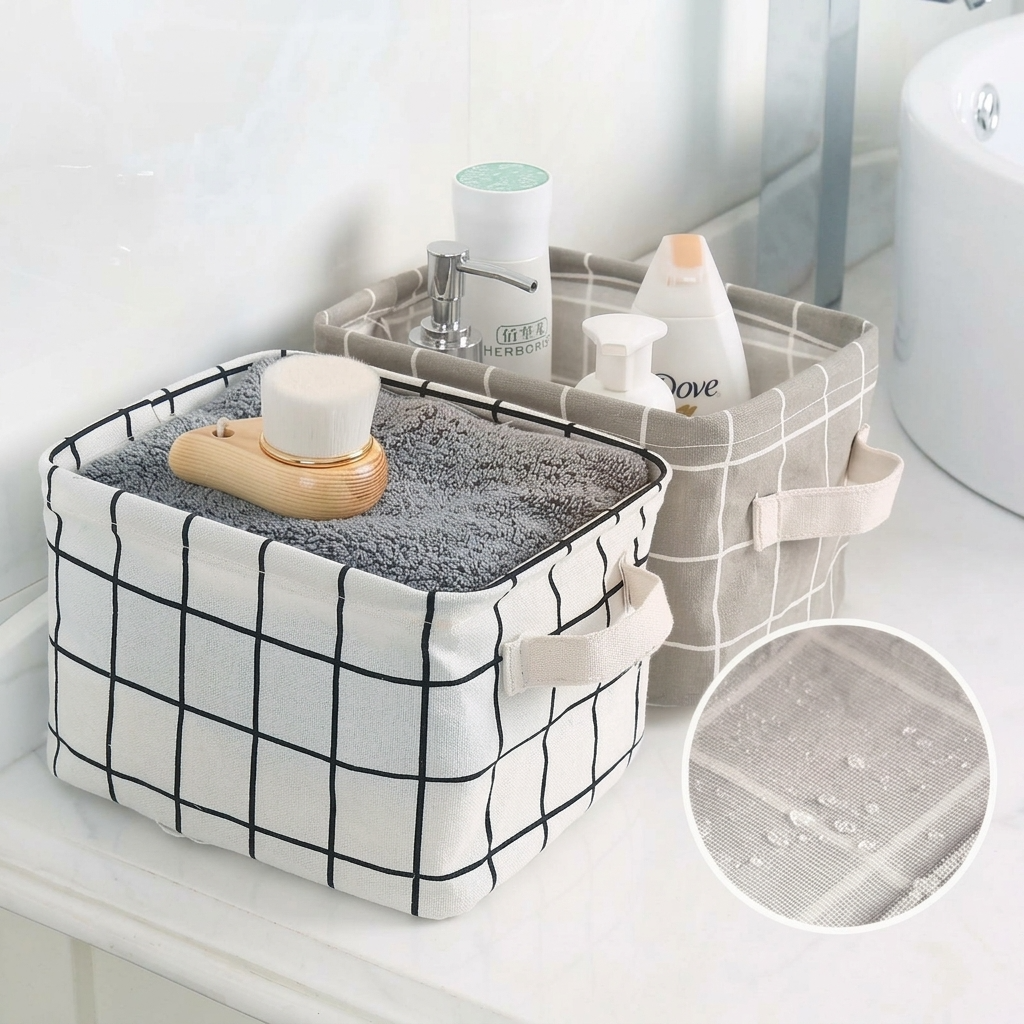 Petit panier de rangement salle de bain