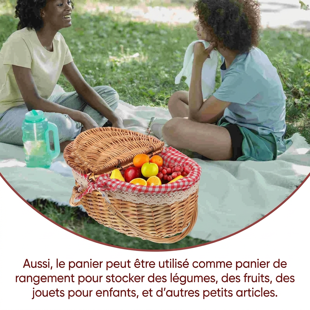 Panier pique nique osier