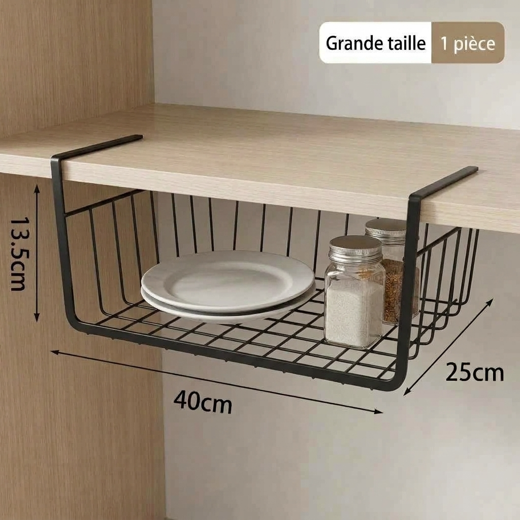 Panier de rangement suspendu