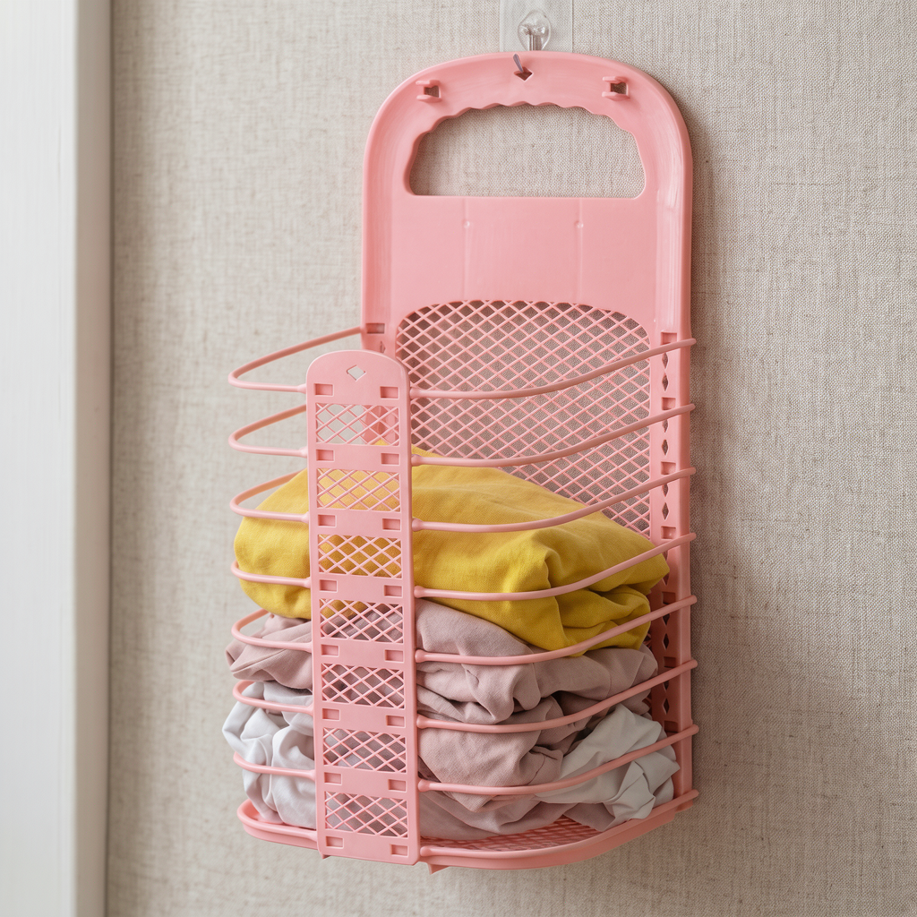 Panier à linge mural