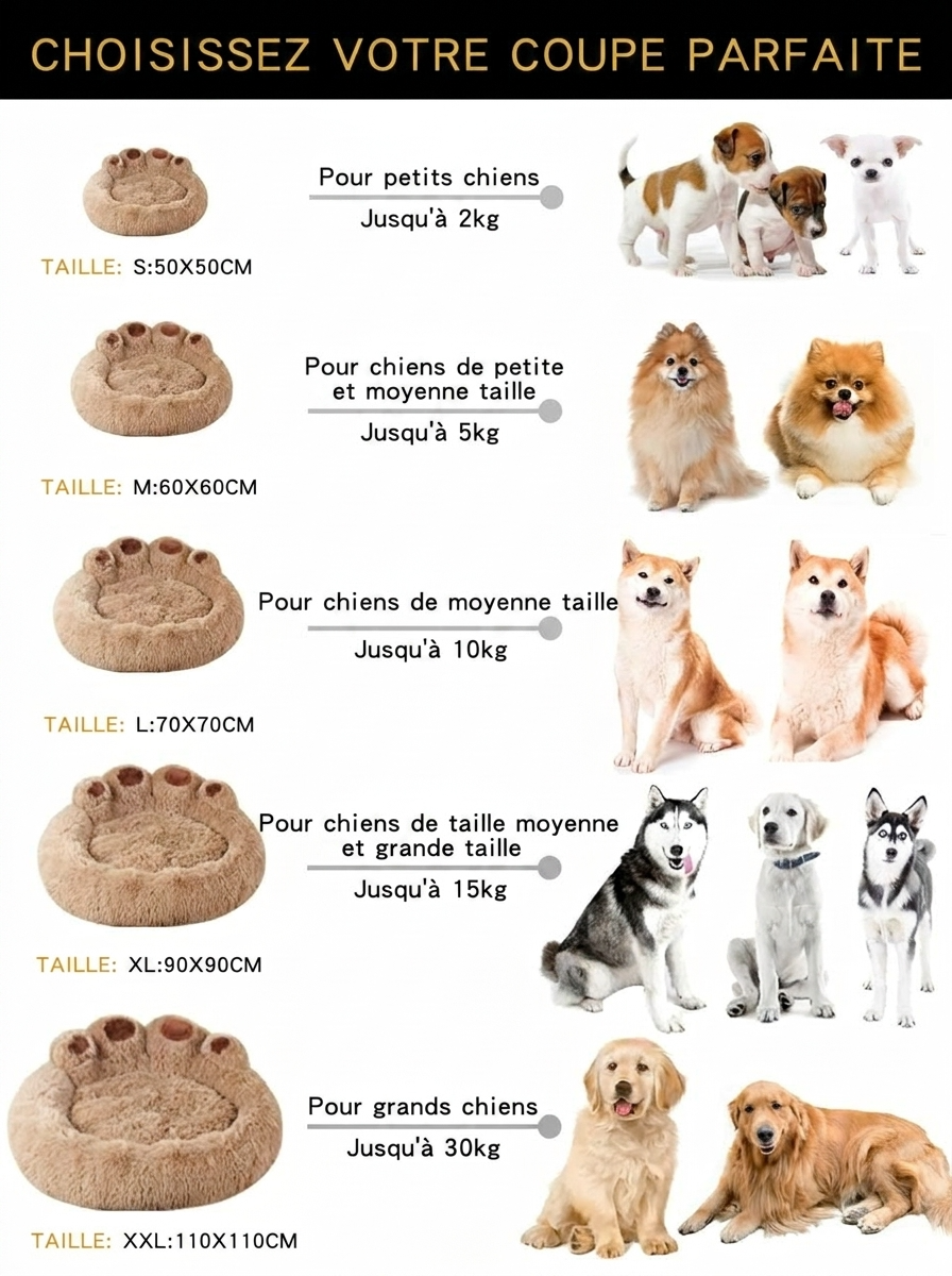 Panier chien design