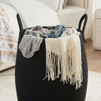Panier à linge noir