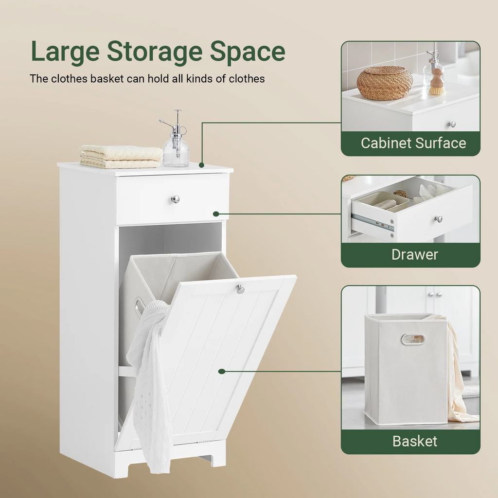 Meuble panière à linge