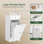 Meuble panière à linge