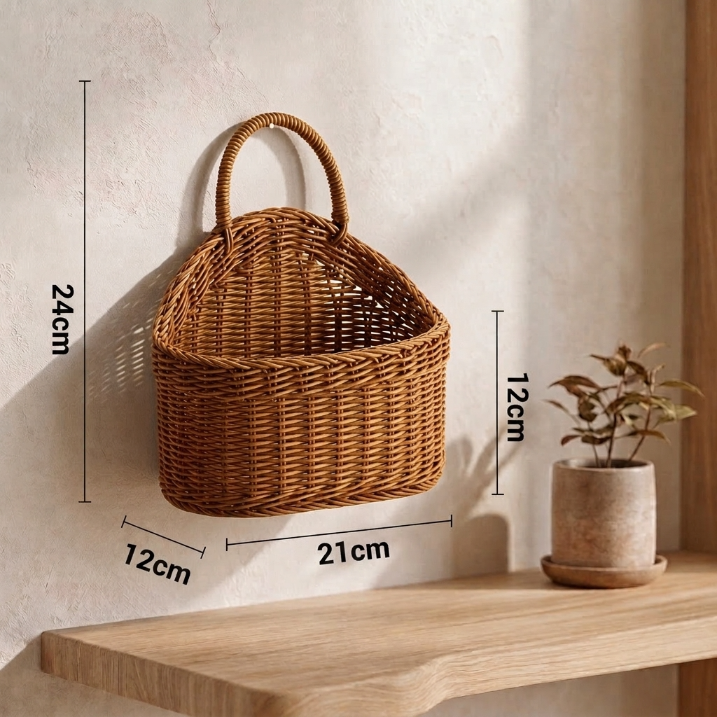 Panier mural décoratif