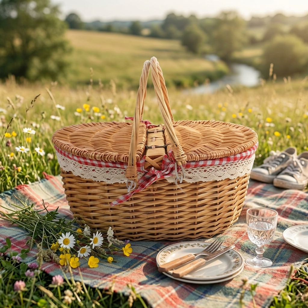 Panier pique nique osier