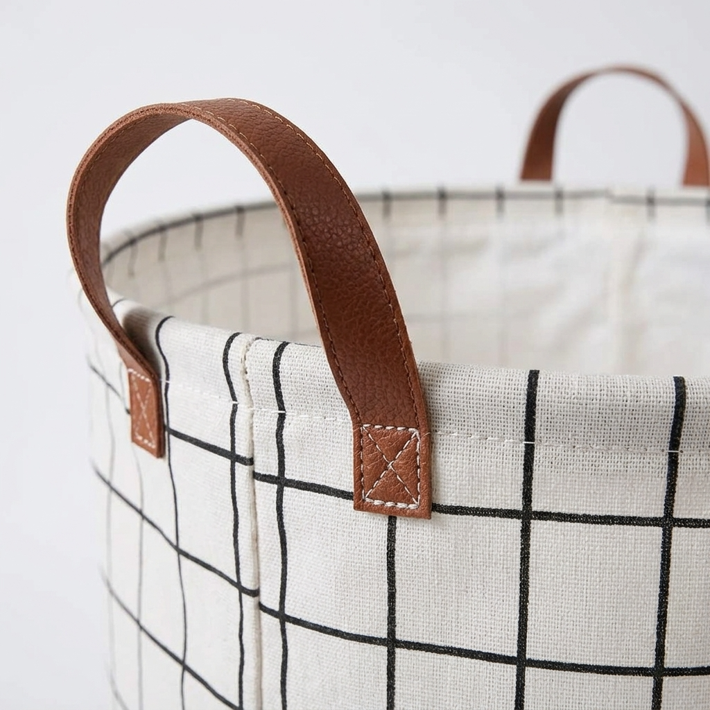 Panier à linge sale en tissu